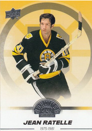 řadová karta JEAN RATELLE 23-24 UD Boston Bruins Centennial číslo 20